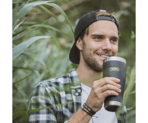 Gobelet Isotherme Thermos ICON MUG 0,47 L - Acier Inoxydable, Isolation 7h Chaud/22h Froid - Couvercle étanche, Lavable Lave-vaisselle - Rouge Framboise Mat
