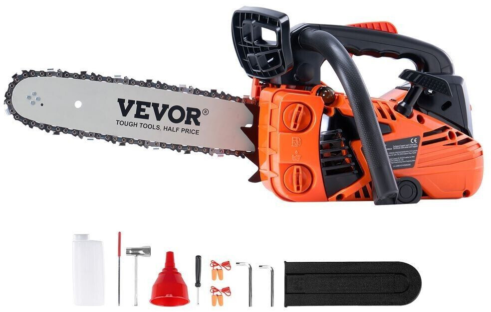 VEVOR Petrol chainsaw 25.4 CC 12 inch 1.2 hp