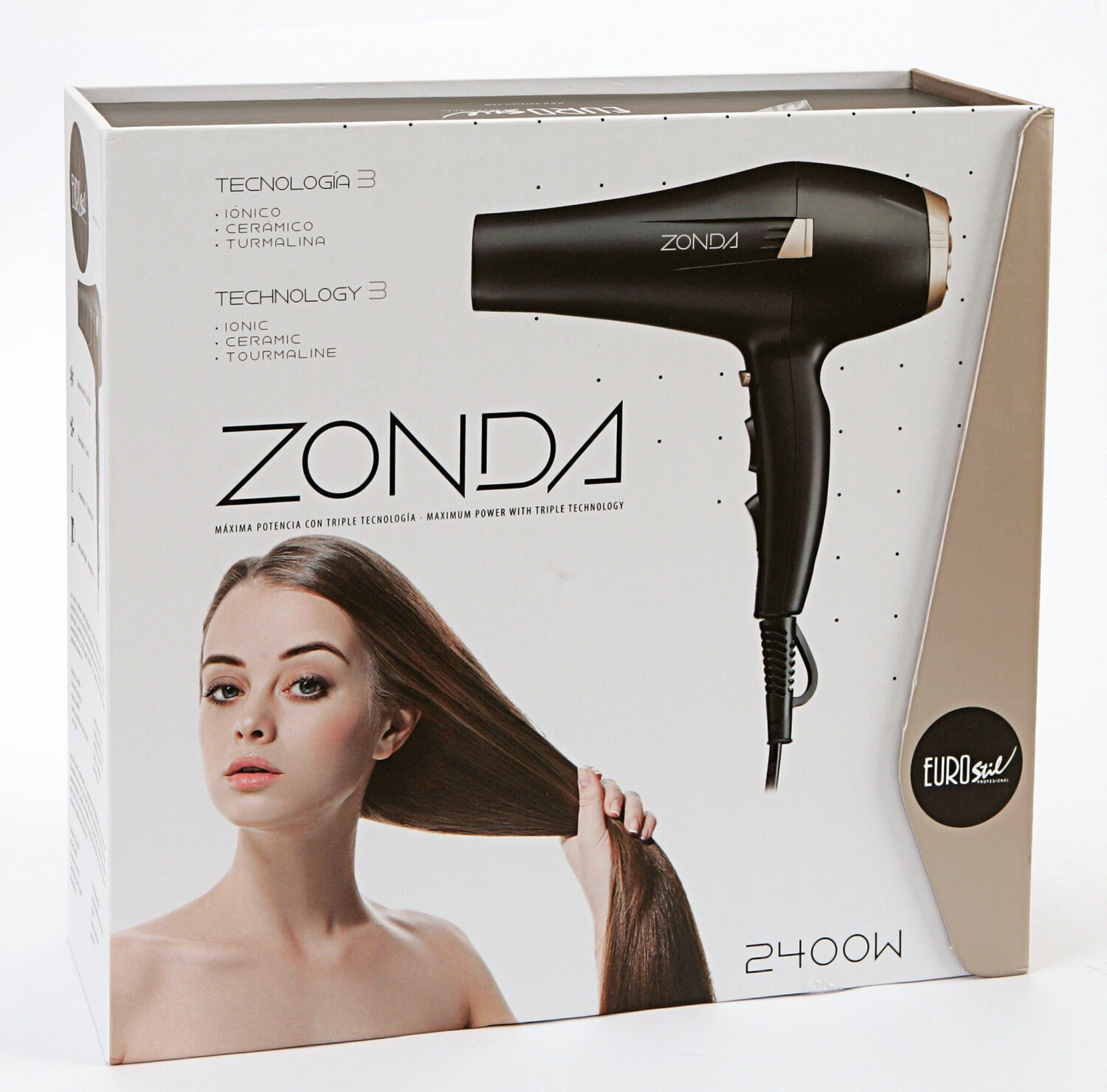 Eurostil Eurostil Zonda Gold Hairdryer 2400w 1un