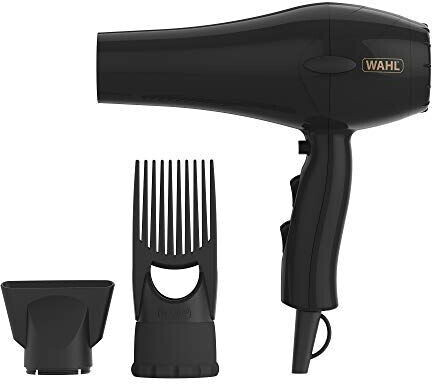 Wahl Hairdryer PowerPik 2 Dryer for Women Hair Dryer with Pik Attachment Afro Hairdryer Afro-Caribbean Hair Three Heat Settings Anti-frizz Drying Black