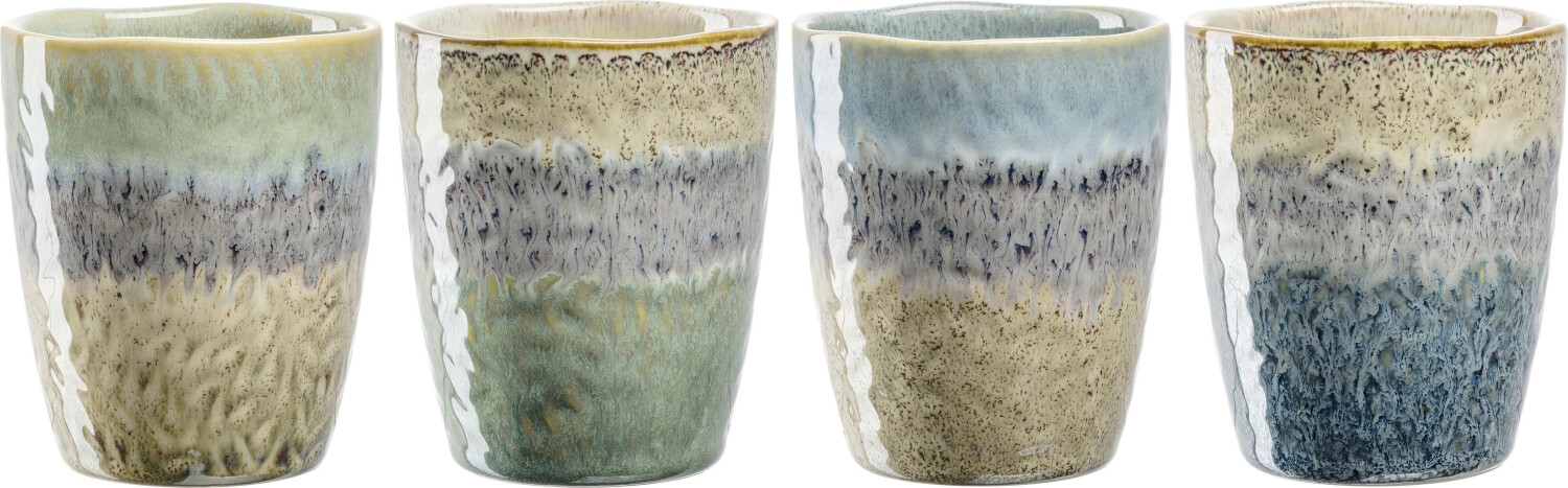 Leonardo Matera ceramic mugs 300 ml set of 4 mixed