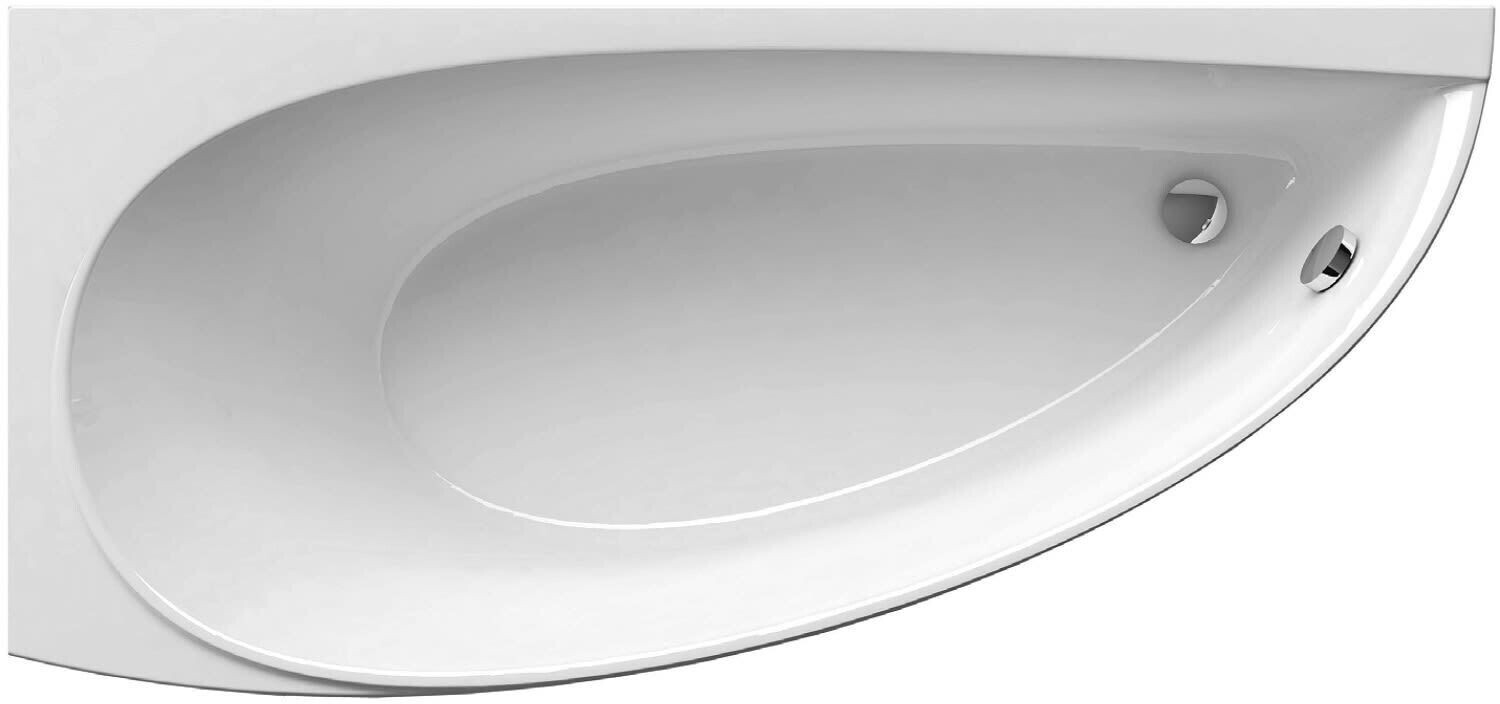 Ravak Asymmetric Avocado bath tub 150 x 75 cm acrylic left white (AV1500L)