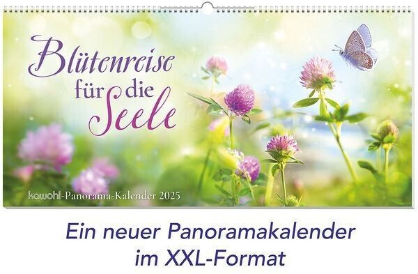 Kawohl Verlag Blütenreise für die Seele 2025 (German)