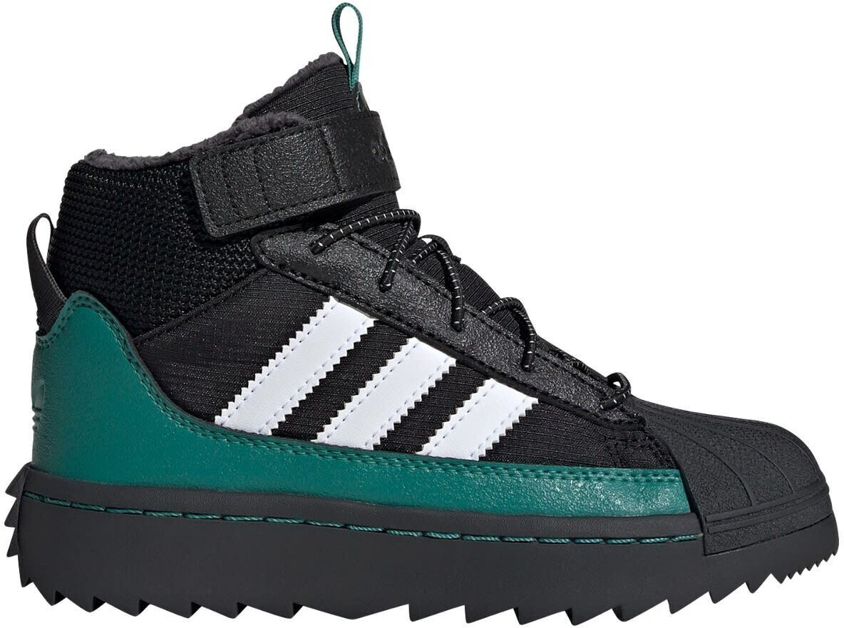 Adidas toddler superstar velcro black cheap