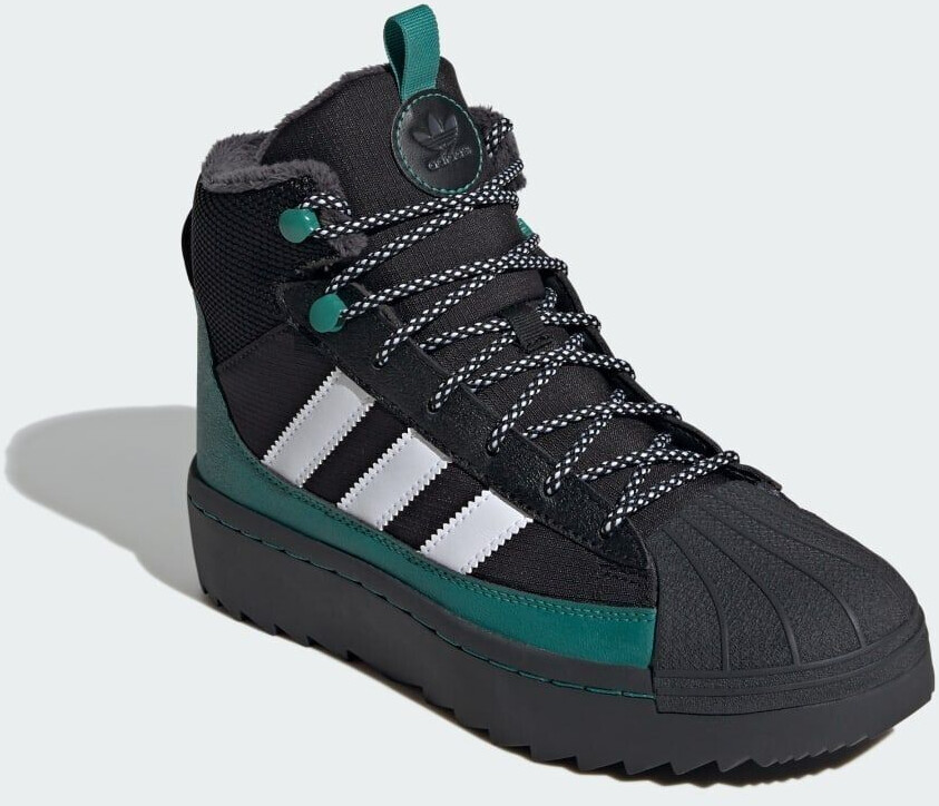 Adidas Superstar Winter Trek Kids core black cloud white active green ab 100 00 Preisvergleich bei idealo