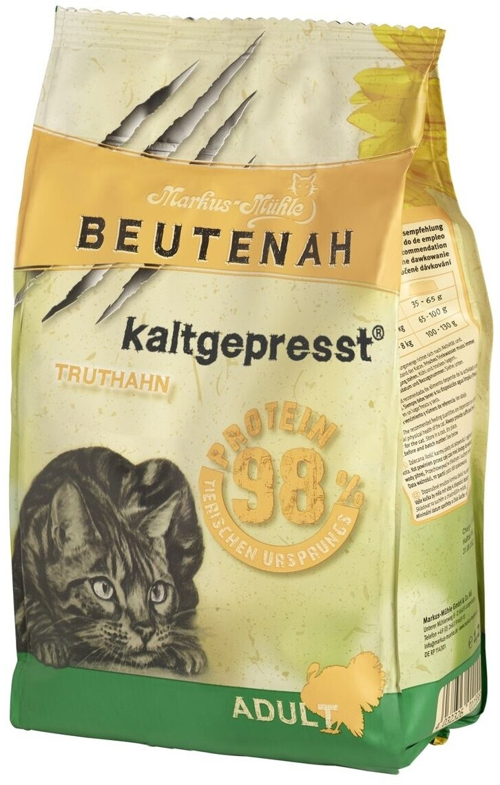 Markus-Mhle Beutenah Katzen Adult Truthahn Kaltgepresstes Trockenfutter ab  16.73  | Vergleiche 30 Angebote auf idealo.de