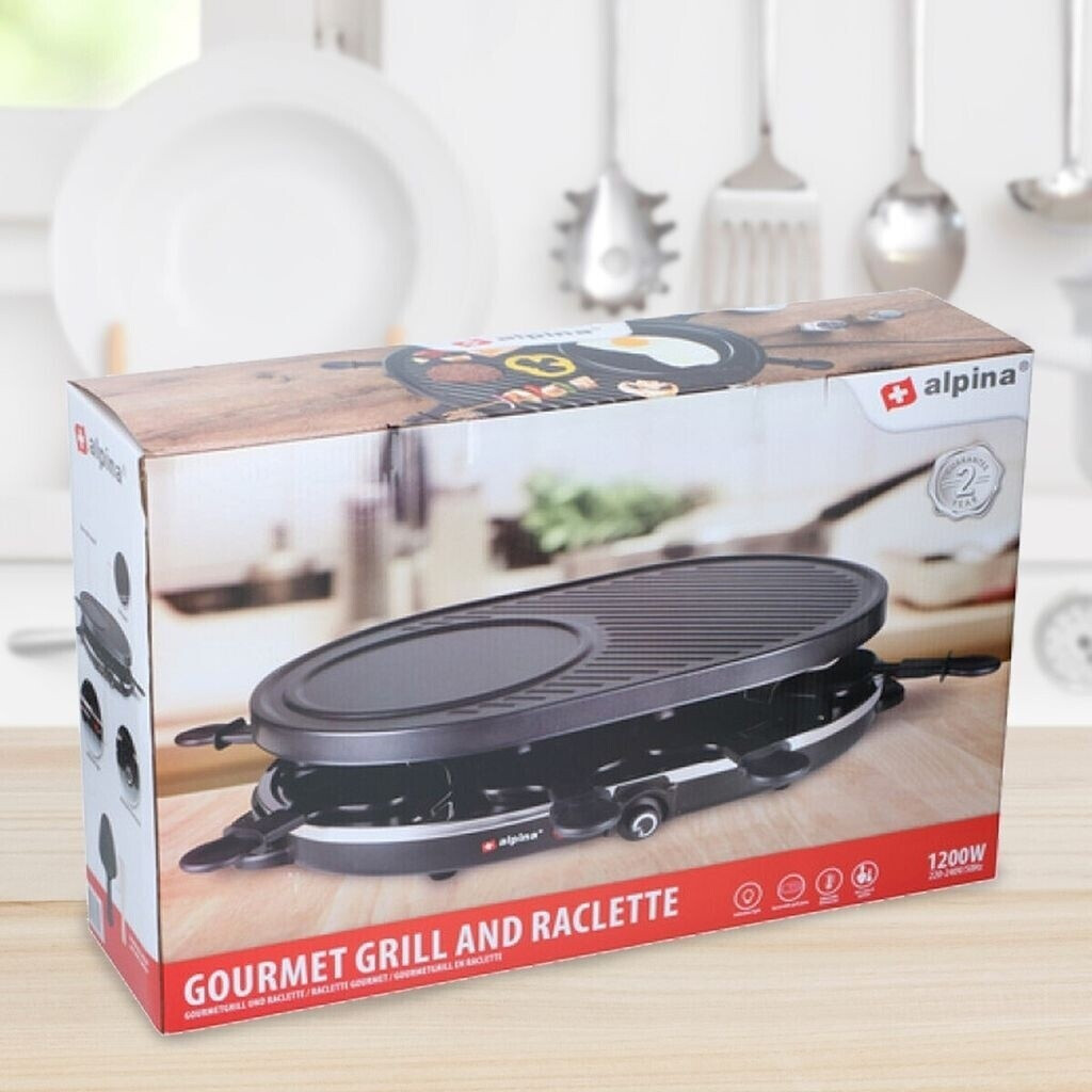 Alpina Raclette 8 personnes 1200 W