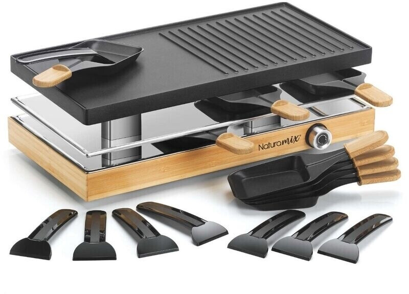 Naturamix Raclette/grill 8 personnes 1200 W