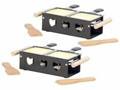 Rosenstein & Söhne Raclette à bougie 2 personnes noir