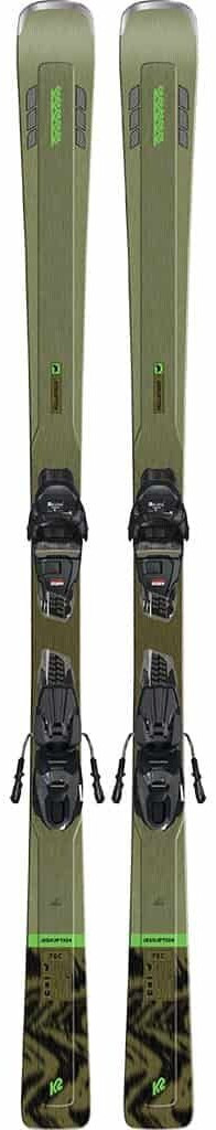 K2 Disruption 78C + M3 11 Compact Quikclik All Mountain Ski