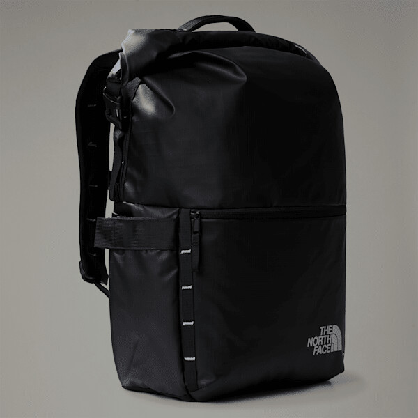 The North Face Base Camp Voyager Rolltop Backpack (81DO) tnf black/tnf white/npf
