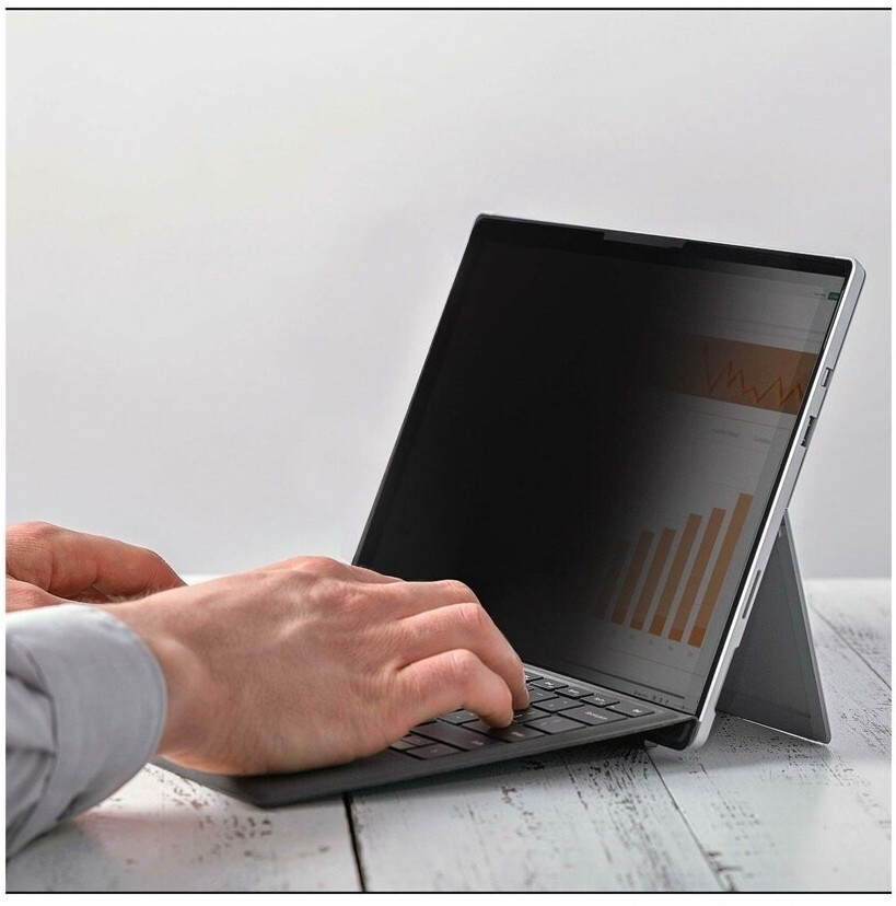 StarTech 4-Way 12.4in Surface Laptop Go 1/2/3 Privacy Screen Filter Portrait/Landscape Touch-Enabled +/- 30° View