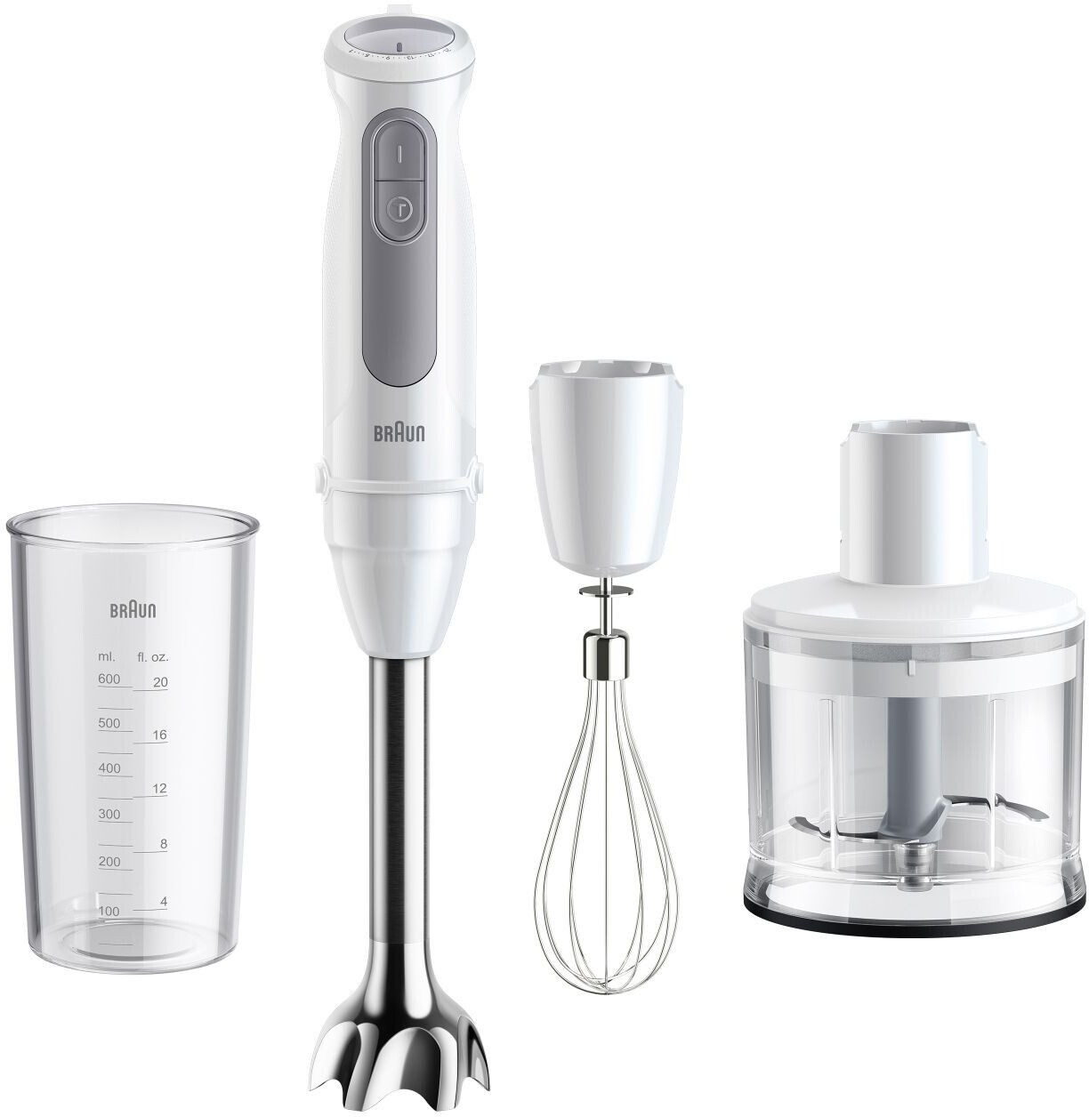 Braun Multiquick MQ50236MWH 1000W Weiß