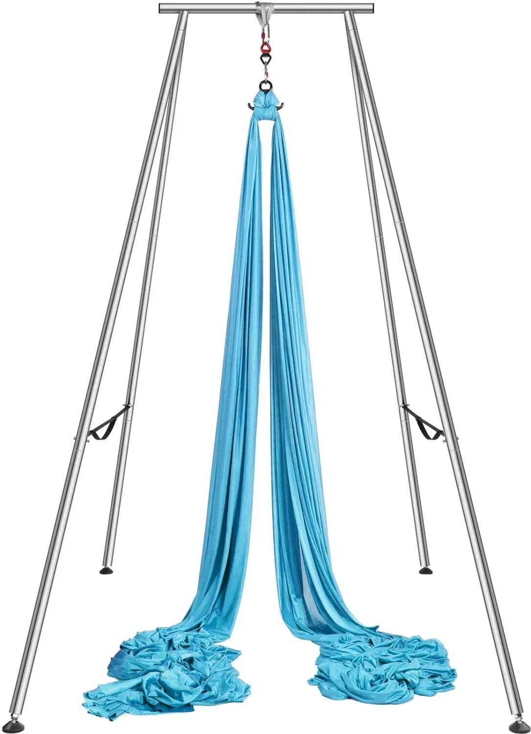 VEVOR Kit Balançoire de Yoga Aérien 12x2,6 m Bleu