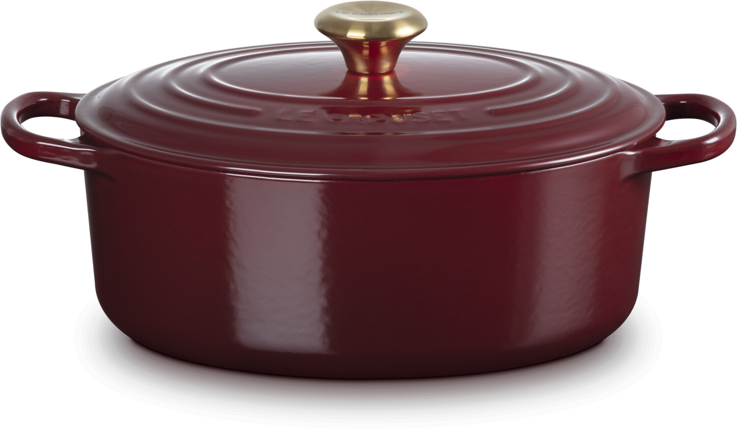 Le Creuset Signature oval 31 cm Garnet