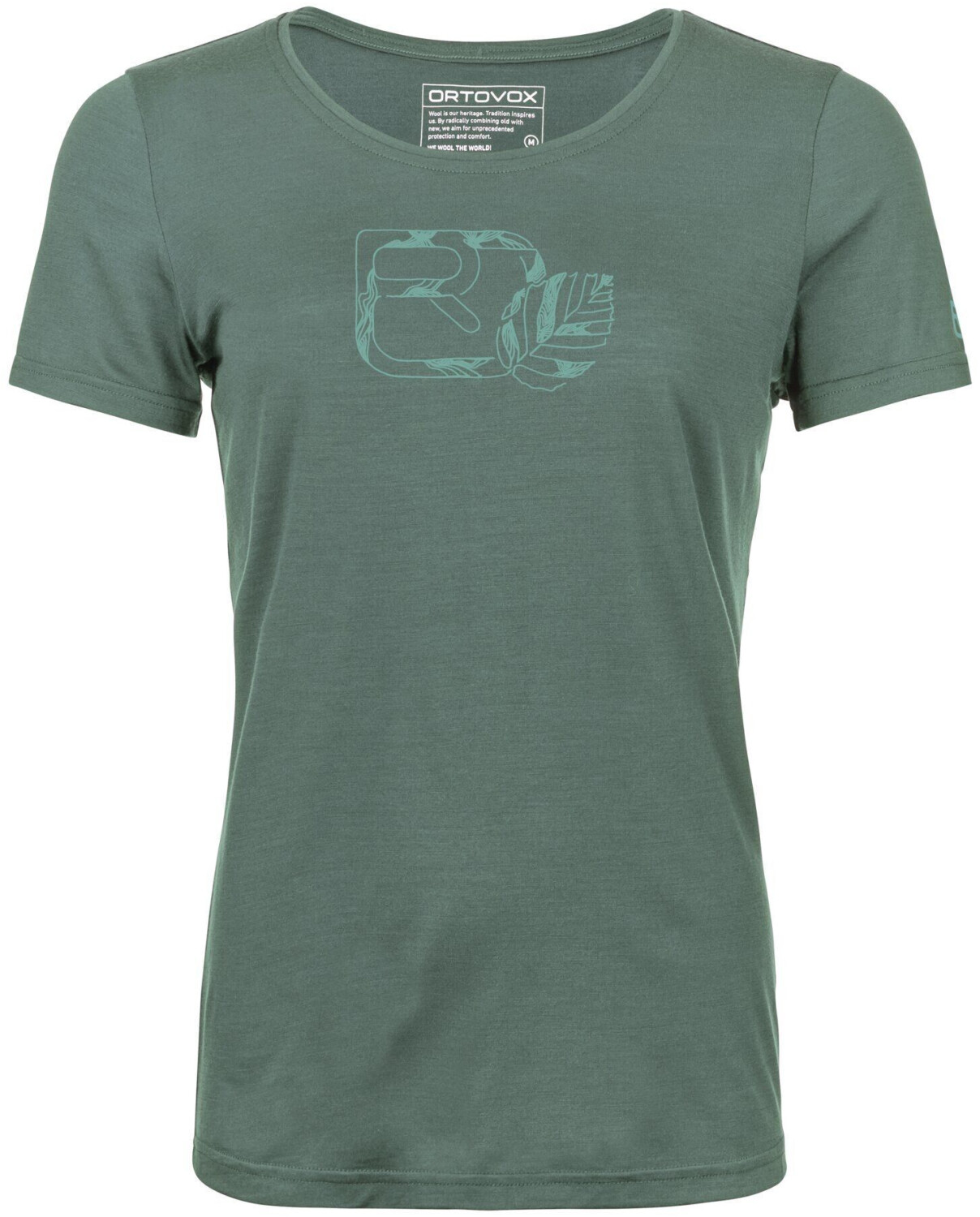 Ortovox 120 Cool Tec Leaf Logo T-Shirt arctic grey