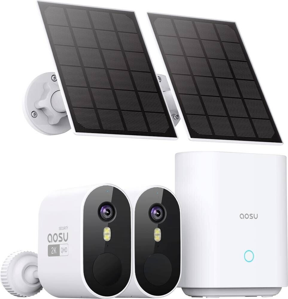 aosu Kit de Caméra de surveillance Wi-Fi IP 2048 x 1536 Pixels (C7P0.WAEU02000)