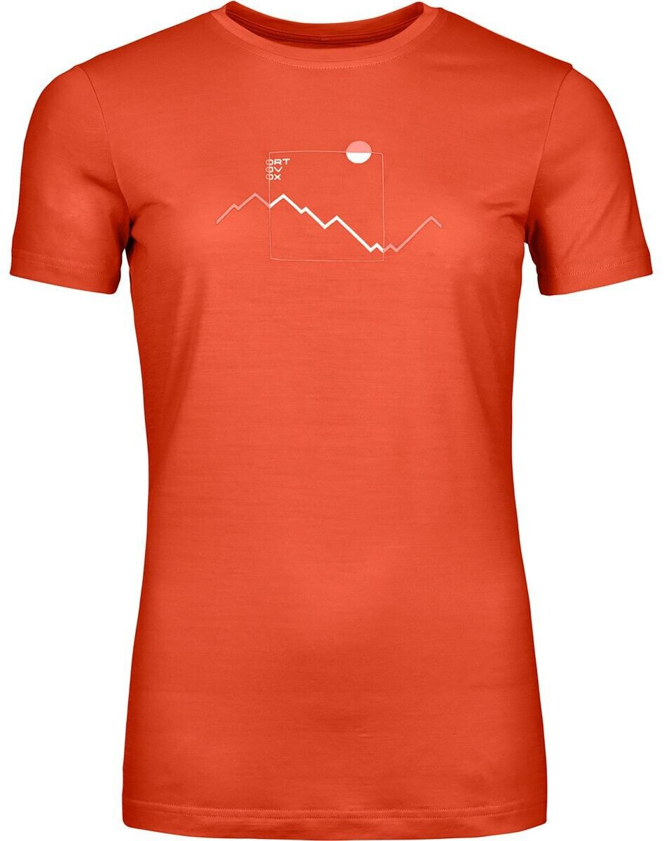 Ortovox 150 Cool Peak Focus T-Shirt sunset orange
