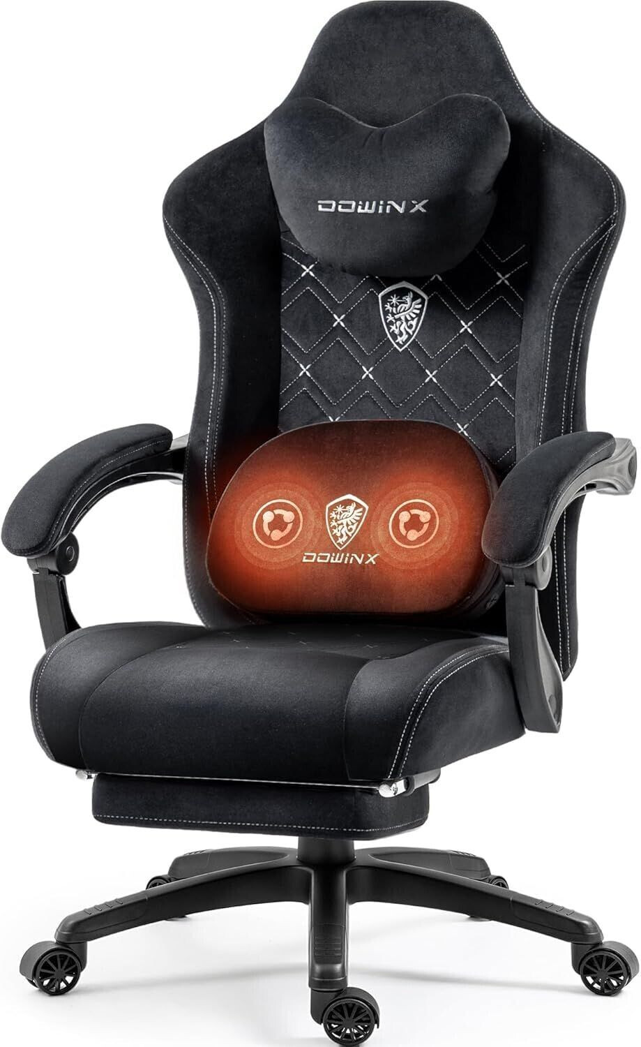 Dowinx Heated Massage Gaming Chair