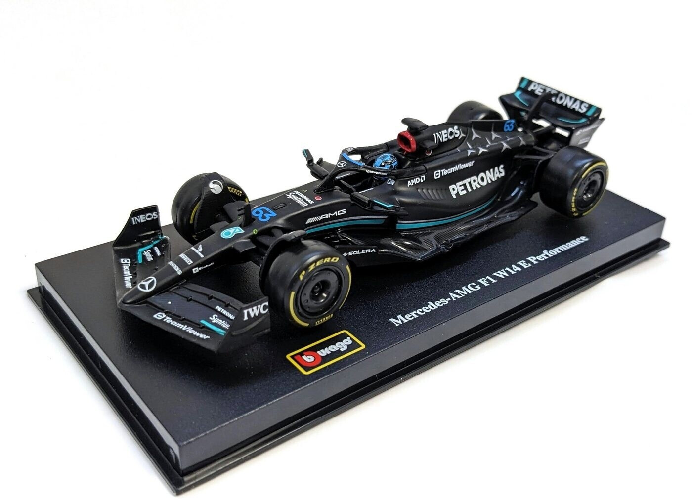 BBurago F1 Mercedes AMG W14 '23 #63 Russel (18-38081R)