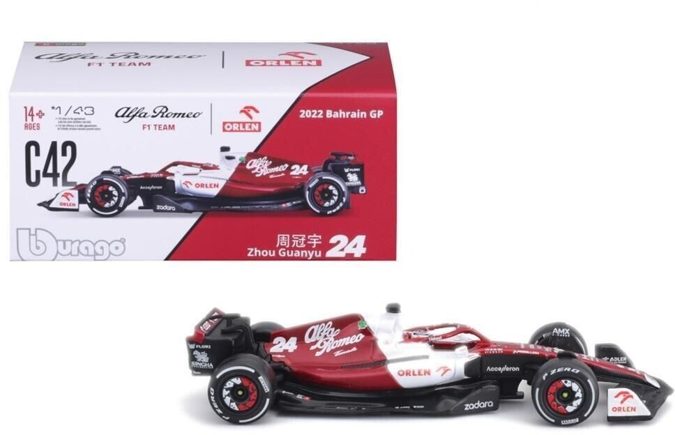 BBurago Bolid F1 Alfa Romeo Team ORLEN C42 2022 (18-38068Z)
