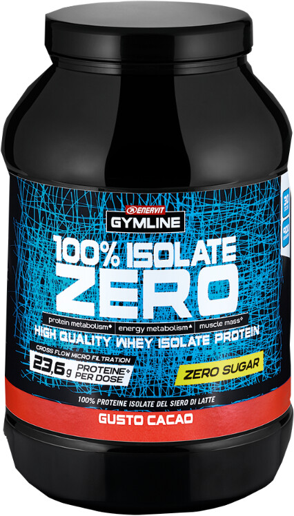 Enervit Gymline 100% Whey Iso Zero 900 g cocoa