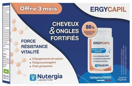 Nutergia Ergycapil (3 x 90 gélules)