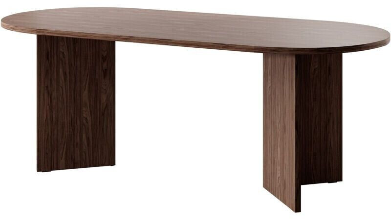 Selsey Dining room table oval 90x204x75 cm walnut