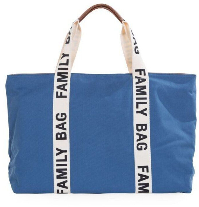 Childhome Family Bag Signature Canvas bleu