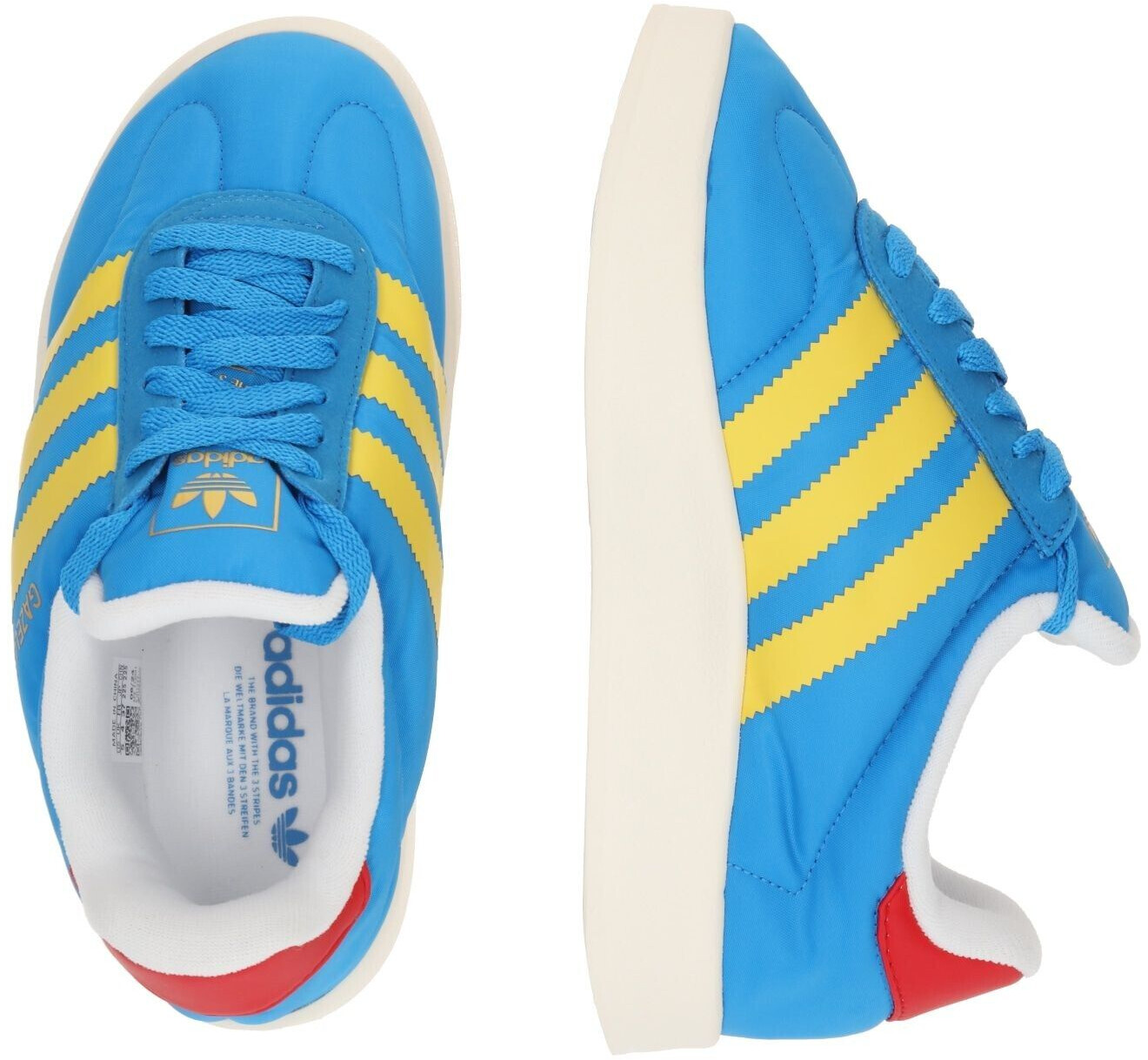 Adidas gazelle blau gelb store