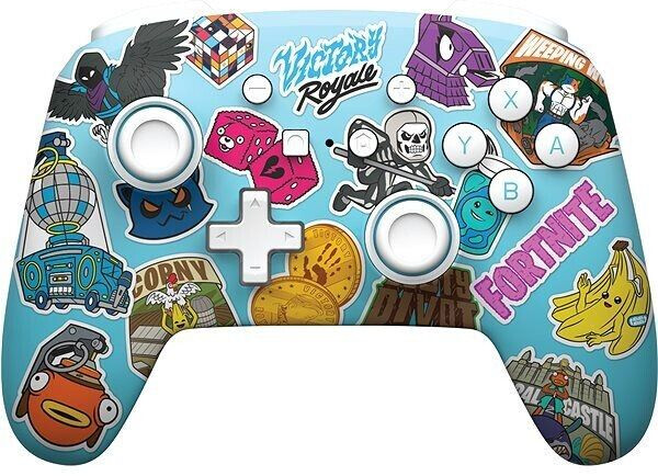 PowerA Nintendo Switch Enhanced Wireless Controller (Fortnite - Sticker Mania)