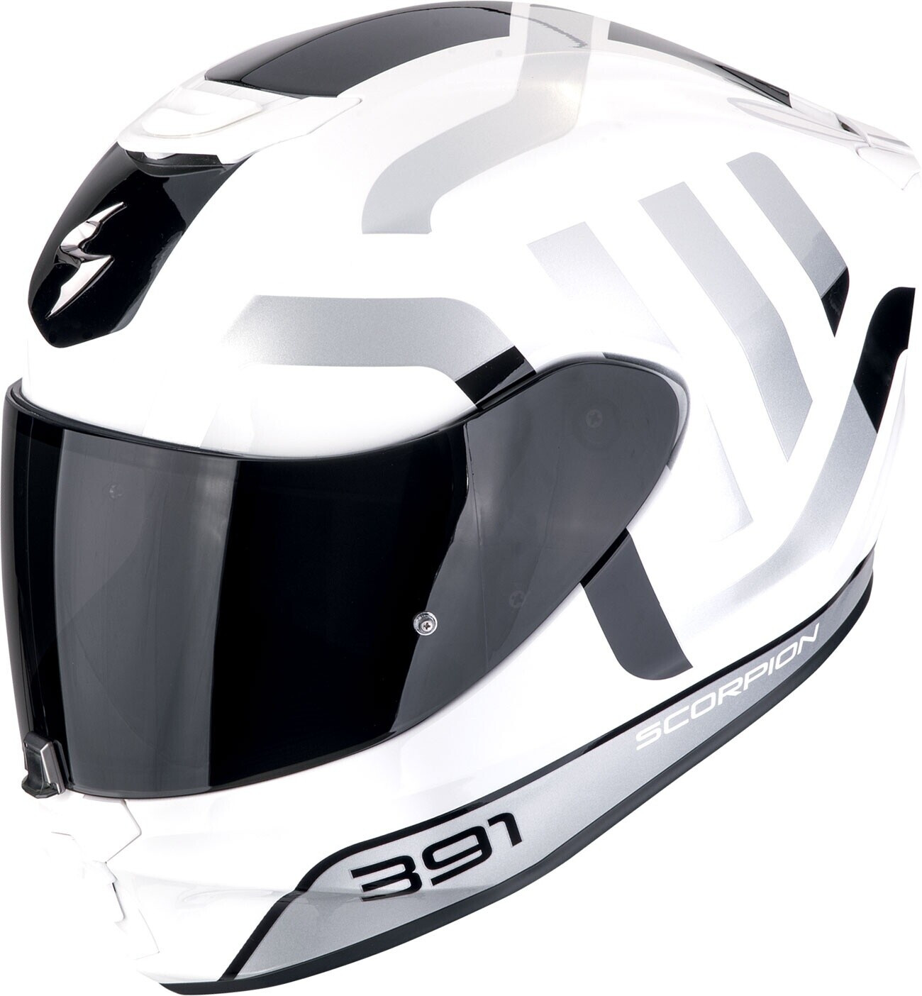 Scorpion Exo 391 Arok blanc/noir/argent