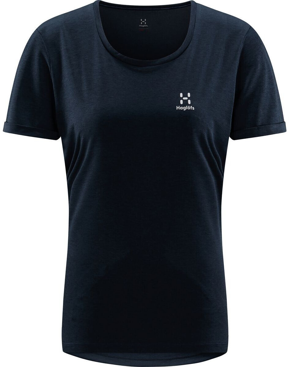Haglöfs Ridge Hike Tee Women tarn blue solid
