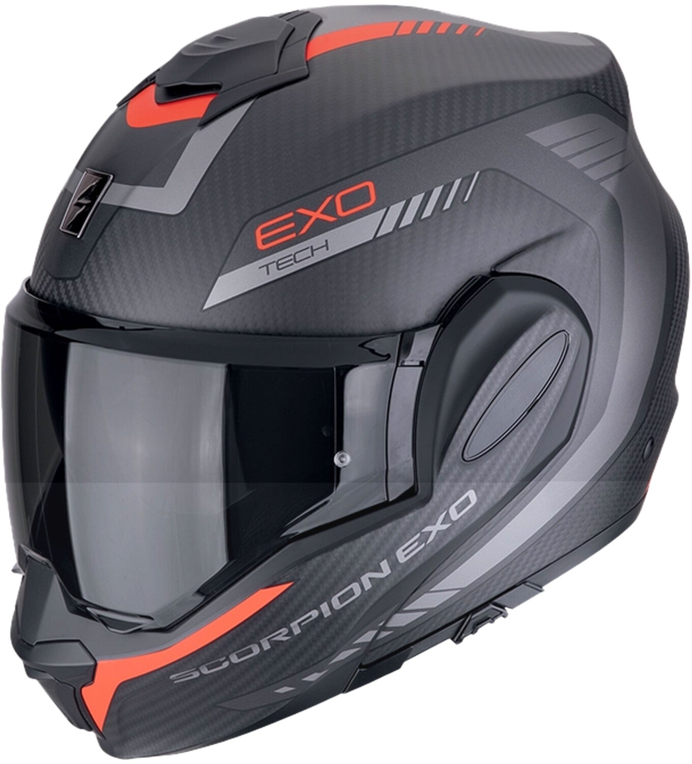 Scorpion Exo-Tech Evo Carbon Cosy mat noir/rouge
