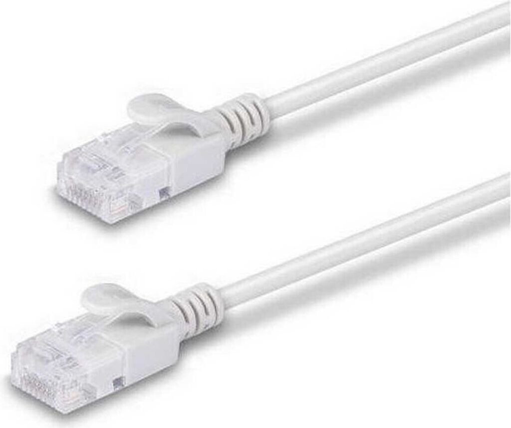 Lindy 5m Cat.6A U/FTP Ultra Slim grau RJ45-Stecker 500MHz Kupfer 30AWG (47596)