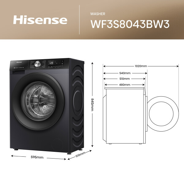 Hisense WF3S8043BB3, Bild 7