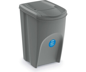 Poubelle De Tri 100L GLÜCKSTOFF Avec Sacs De Transport – Bac Recyclage Bouteilles Plastique, Pour Cuisine, Garage, Local
