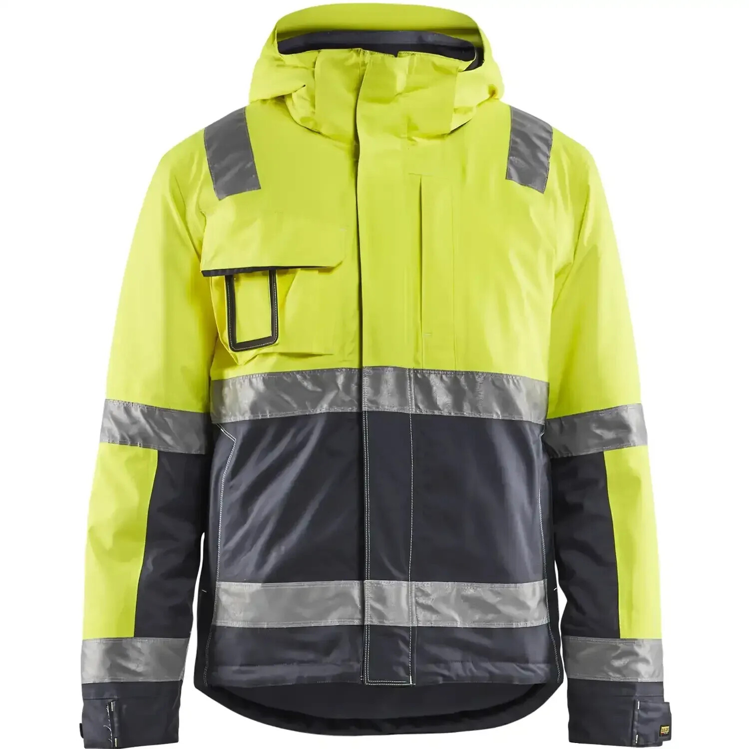 Blakläder Warning protection Winterjacket 4870 yellow/mittelgrey