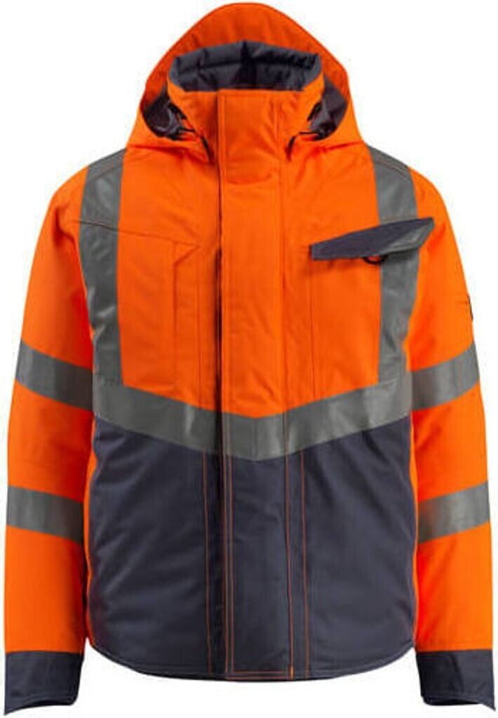 Mascot Workwear Warning protection Winterjacket HASTINGS Safe Supreme orange/blackblue