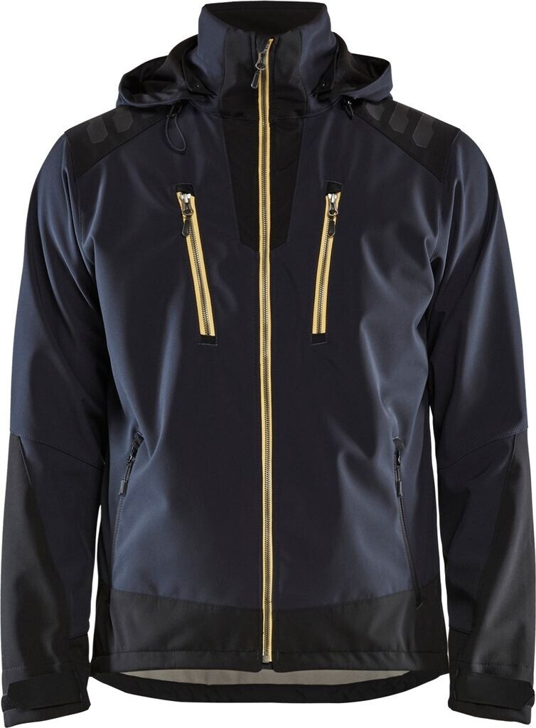 Blakläder Softshelljacket 4749 dark blue/yellow