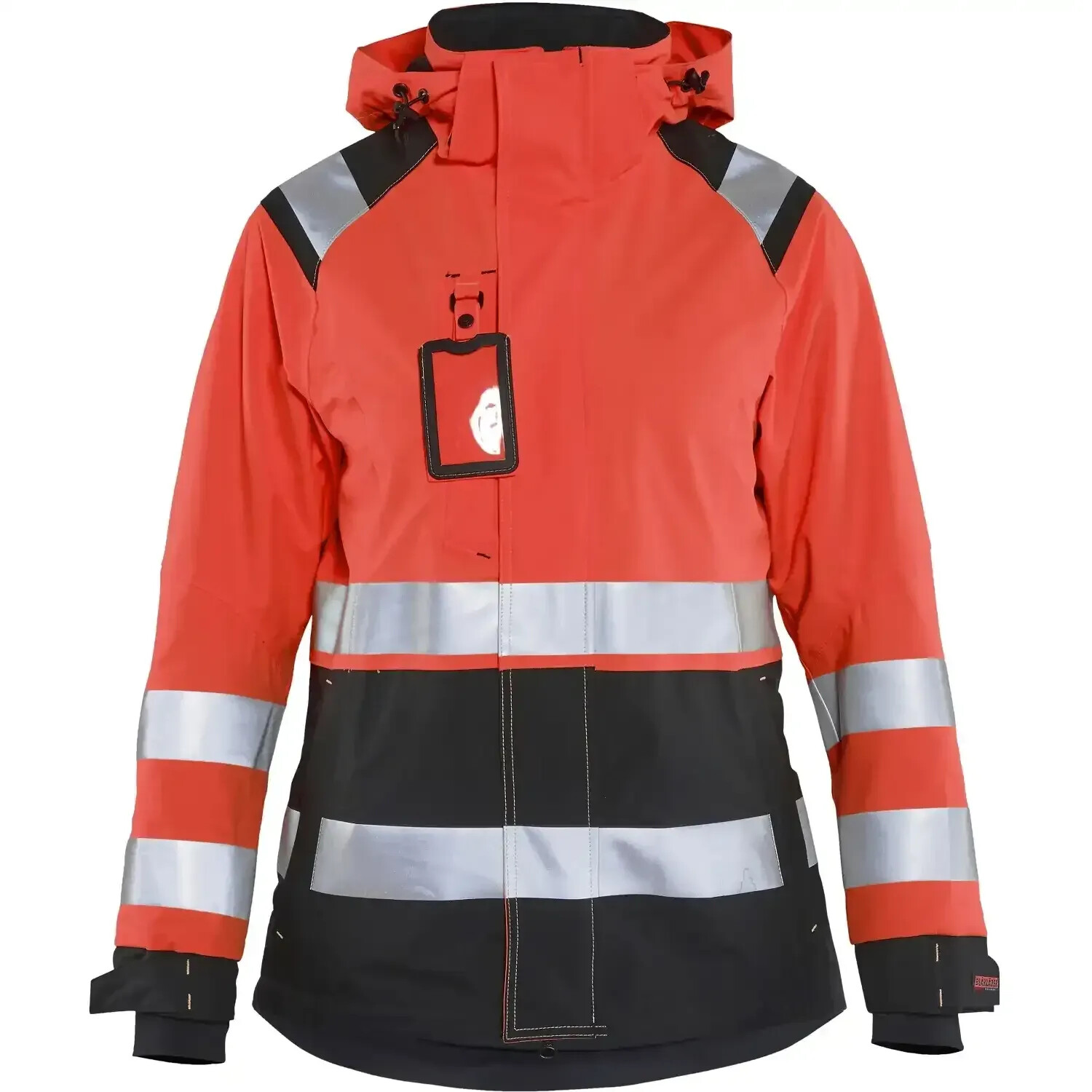 Blakläder Lady Warning protection Regenjacket 4904 red/black