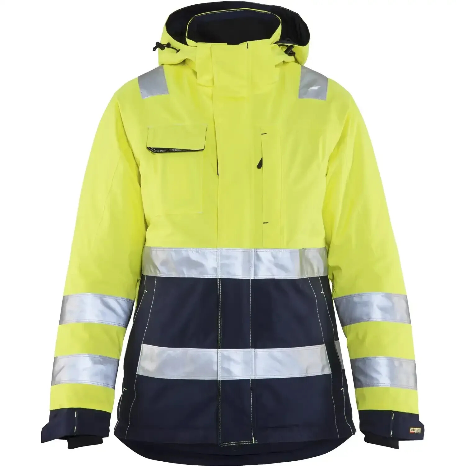 Blakläder Lady Warning protection Winterjacket 4872 yellow/marine