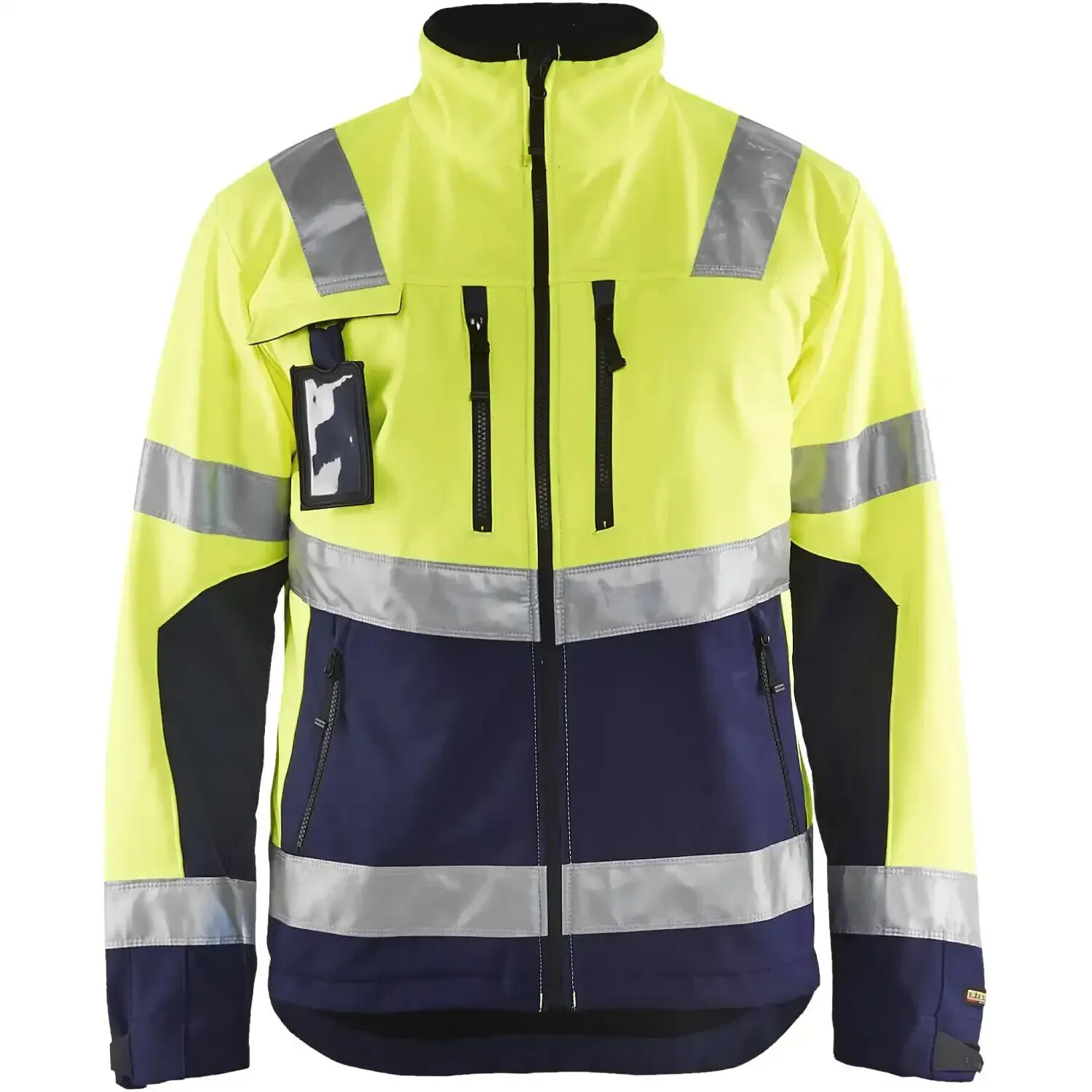 Blakläder Warning protection Softshelljacket 4900 yellow/marine