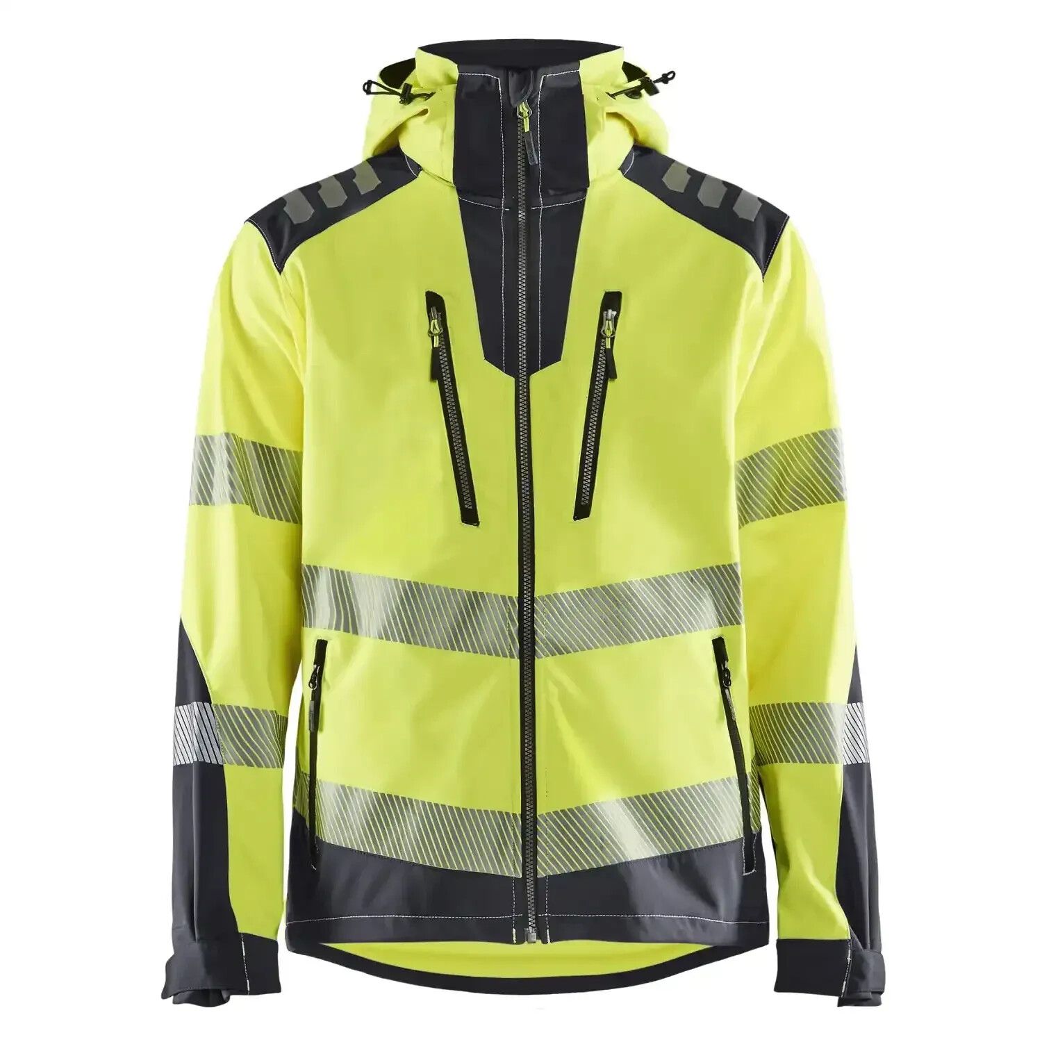 Blakläder Warning protection Softshelljacket 4491 yellow/grey