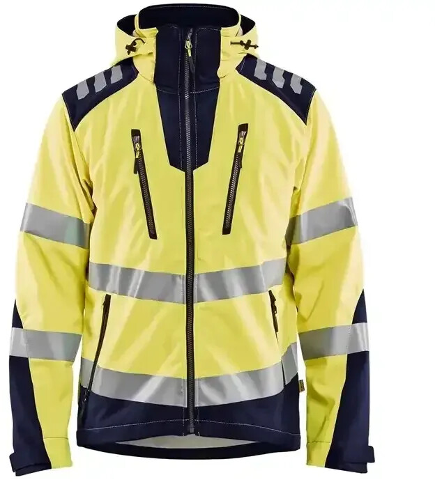 Blakläder Warning protection Softshelljacket 4491 yellow/marine