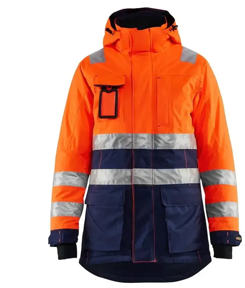 Blakläder Lady Warning protection Winterparka 4472 orange/marine