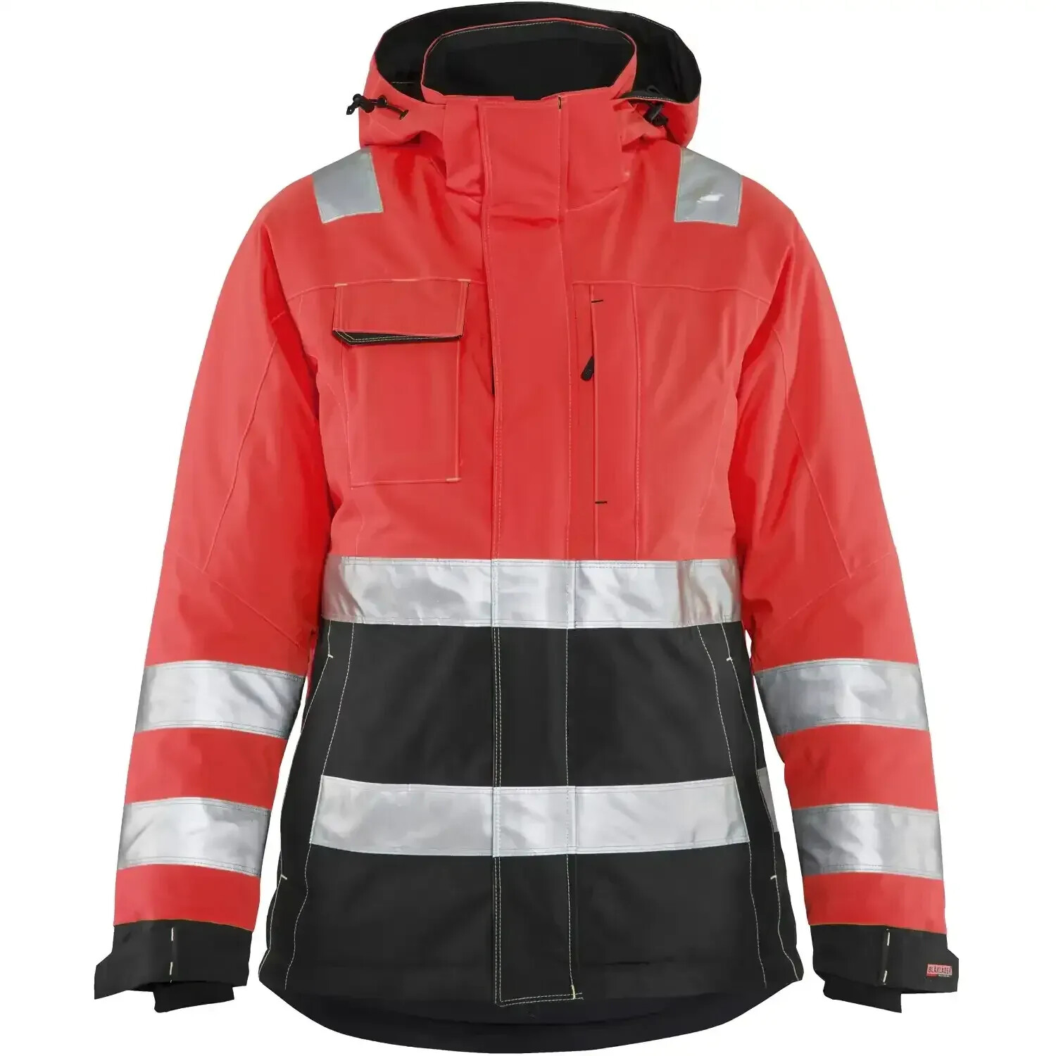 Blakläder Lady Warning protection Winterjacket 4872 red/black