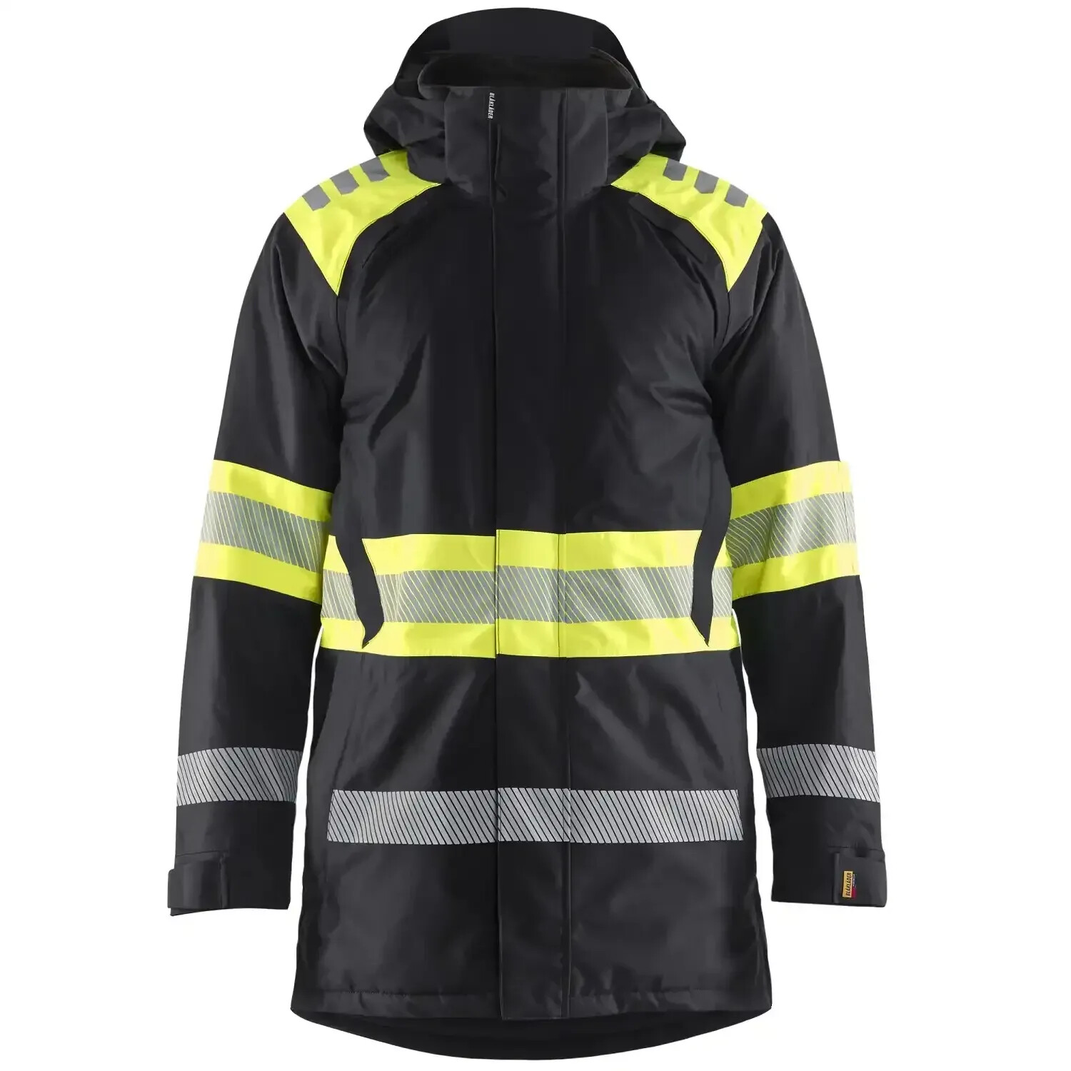 Blakläder Warning protection Winterparka Kl. 1 4485 black/yellow