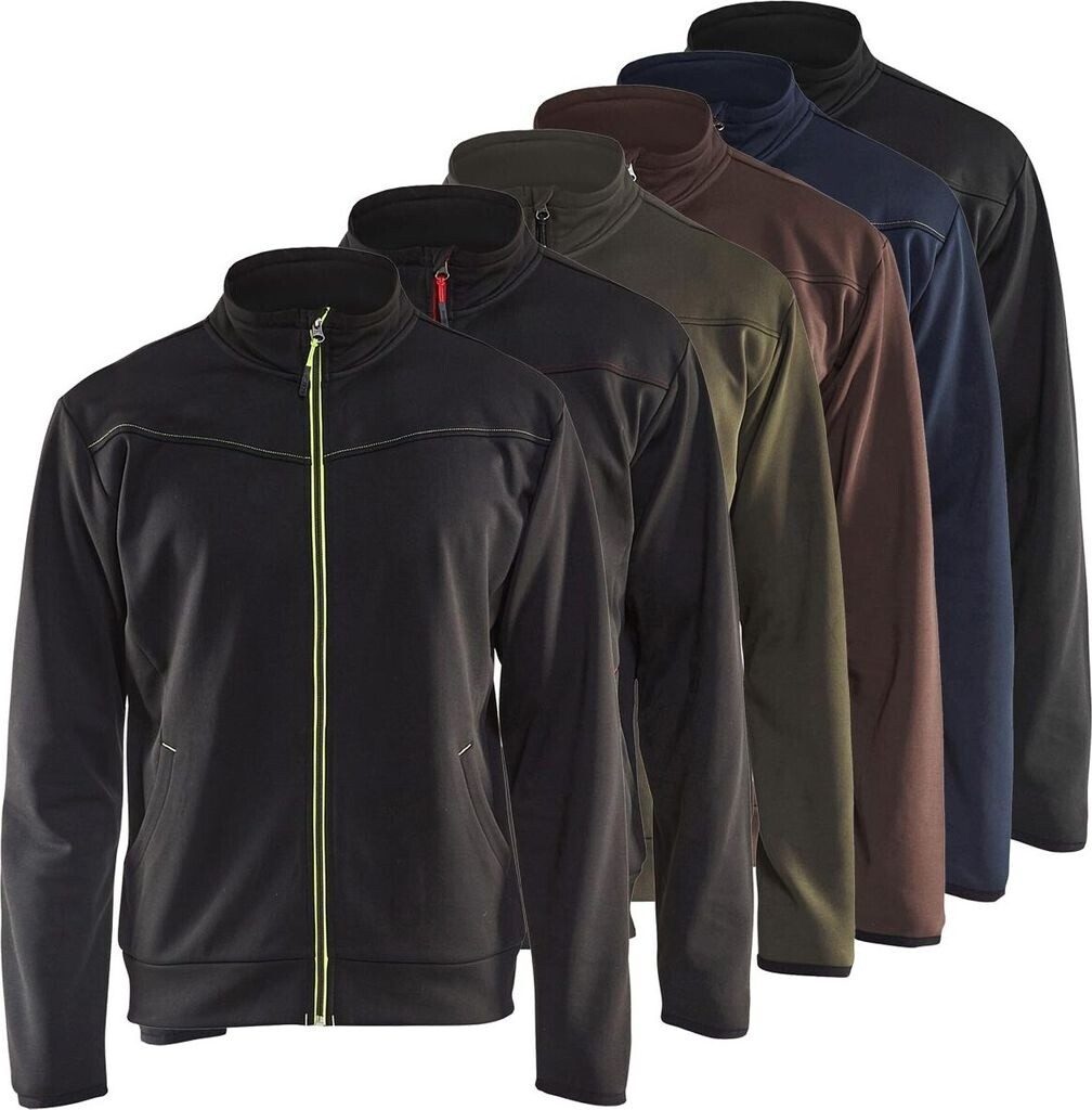 Blakläder Sweatjacke 3362 Service Plus schwarz/rot