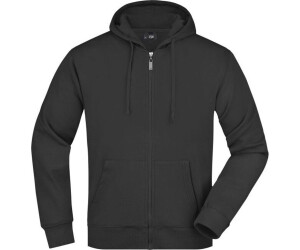 James & Nicholson Kapuzen-Sweatjacke JN042 schwarz